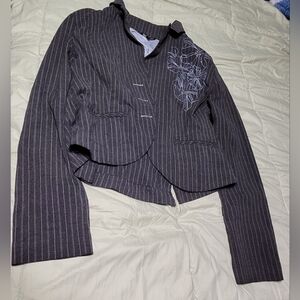 Zinc black Sleeve jacket fully lined L